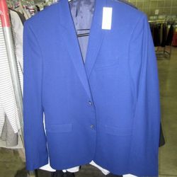 Jil Sander jacket in electric blue, $658