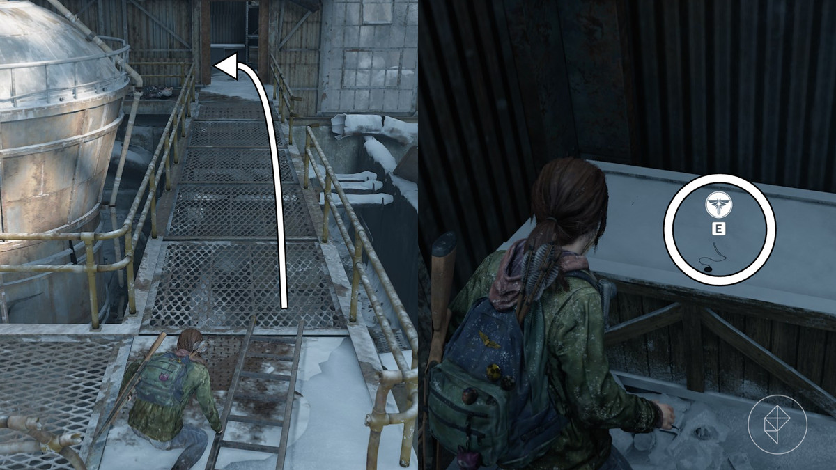 Travis Kristof Firefly pendant location in the The Hunt section of the Lakeside Resort chapter in The Last of Us Part 1