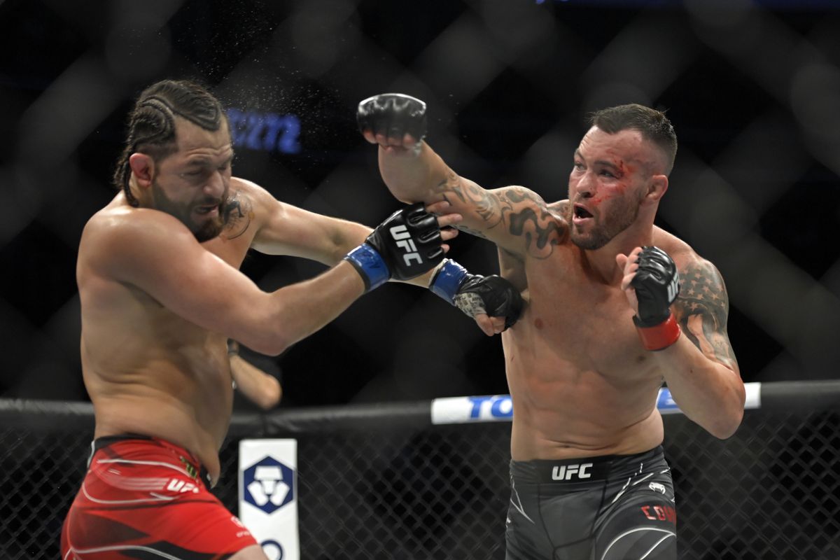 Colby Covington and Jorge Masvidal at UFC 272