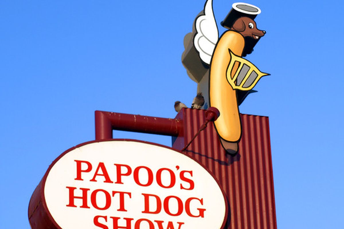 Papoo's Hot Dog Show, Burbank. 