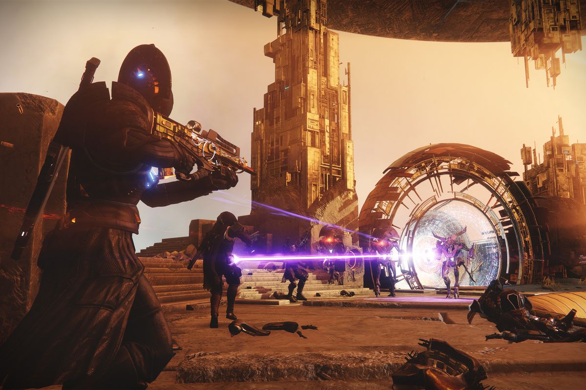 Destiny 2: Curse of Osiris - fighting Vex coming out of gate on Mercury