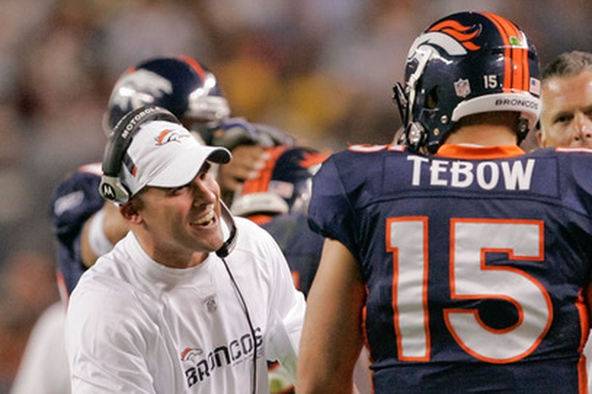 Josh McDaniels and Tim Tebow will be reunited in Foxboro.