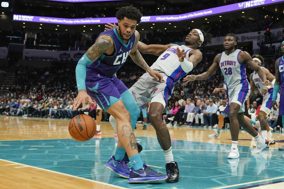 NBA: Detroit Pistons at Charlotte Hornets