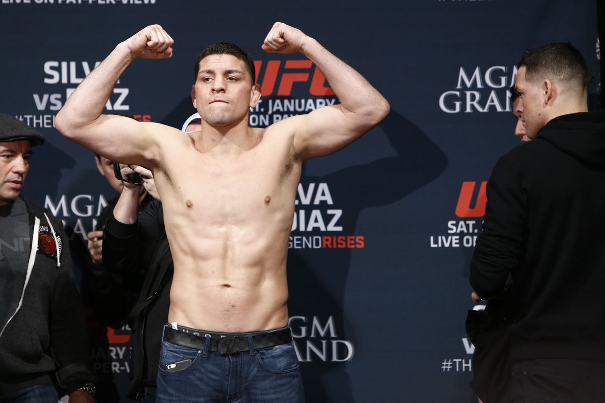 Nick Diaz will fight in the UFC 183 main event against Anderson Silva on Saturday night.