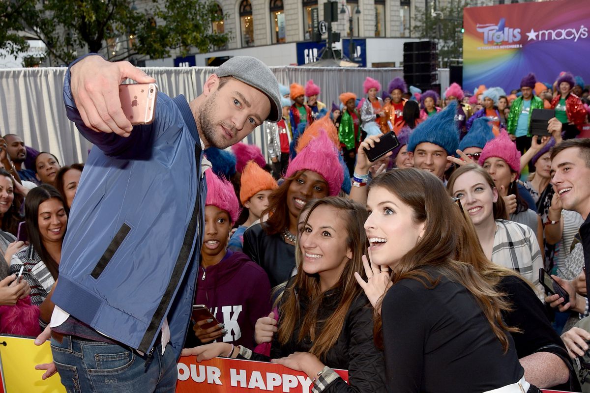Macy's Celebrates Trolls At Herald Square With Justin Timberlake And Anna Kendrick