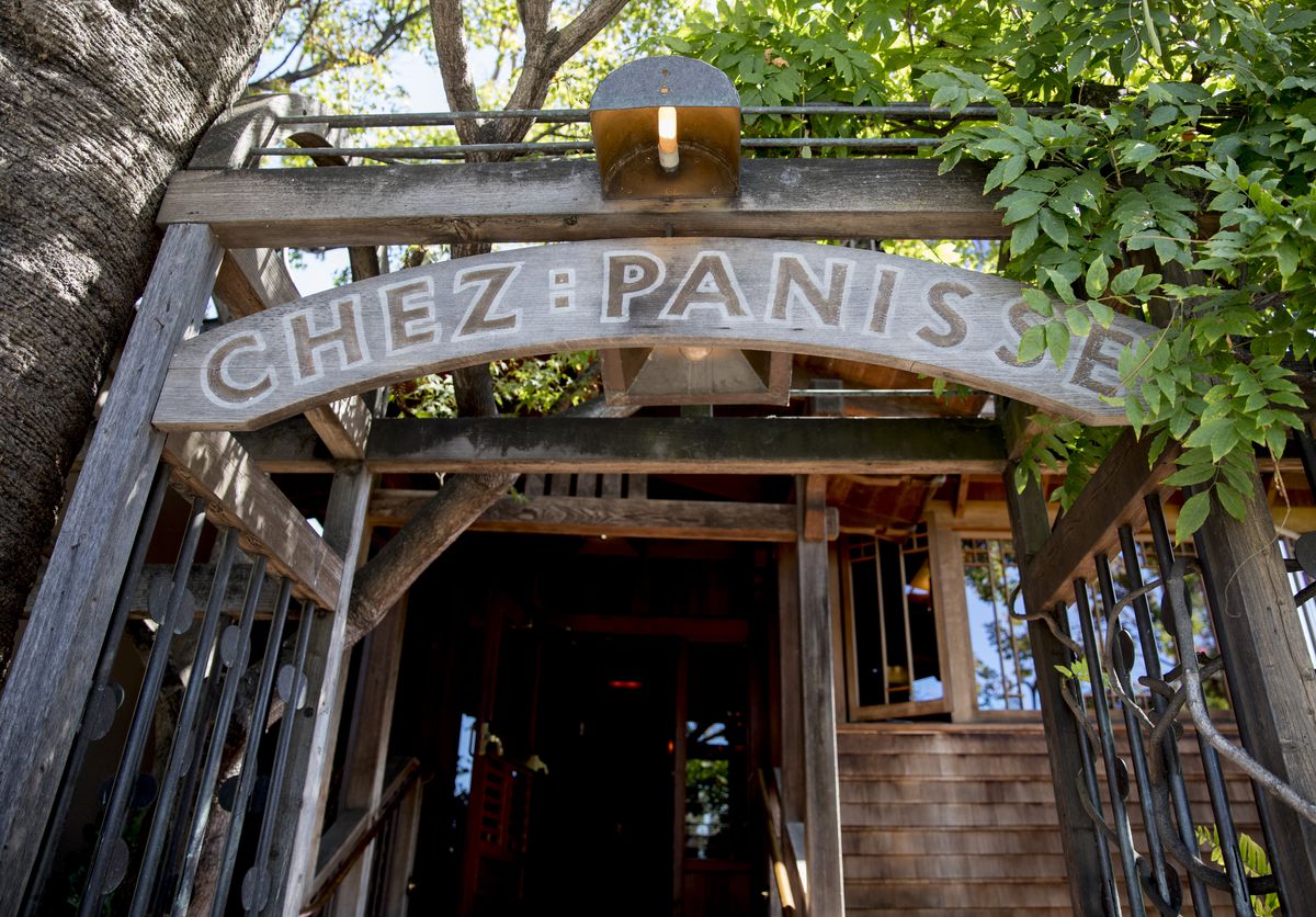The exterior of Chez Panisse is seen along Shattuck Avenue in Berkeley, Calif. Tuesday, September 17, 2019.