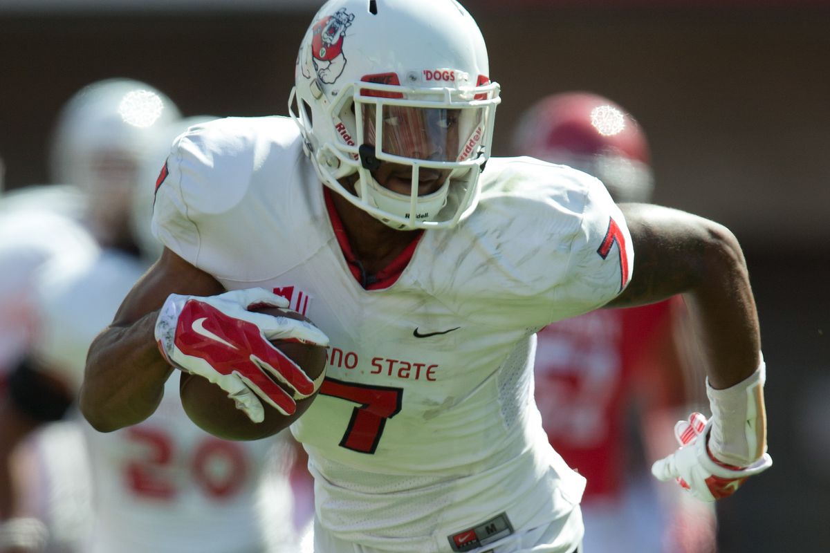 Wide receiver Aaron Peck is the rare senior to appear on Fresno State's two-deep.