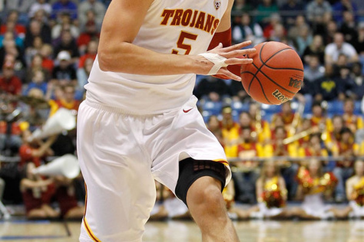 USC center Nikola Vucevic is one of the many players the Knicks have eyes on for tomorrow's NBA Draft.