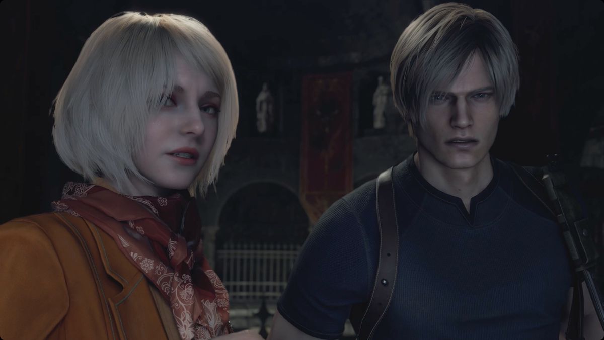 Resident Evil 4&nbsp;remake&nbsp;Leon and Ashley
