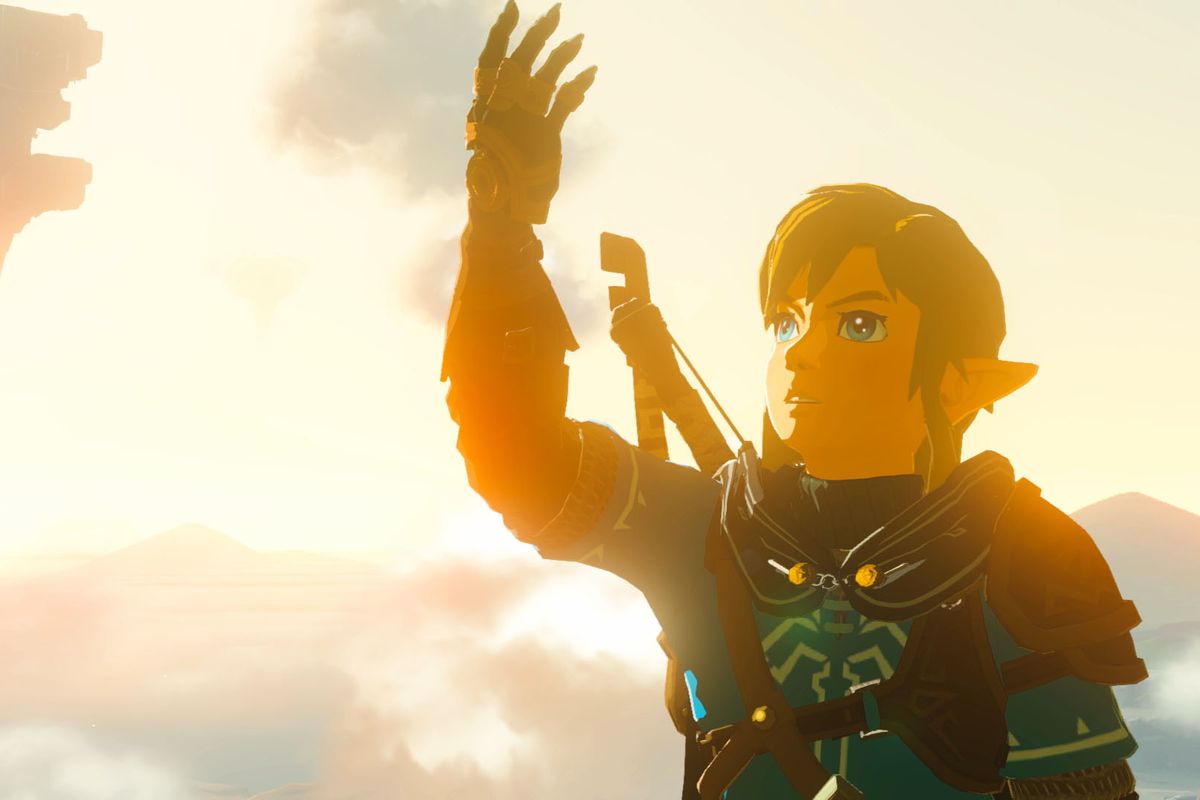A still taken from The Legend of Zelda: Tears of the Kingdom.