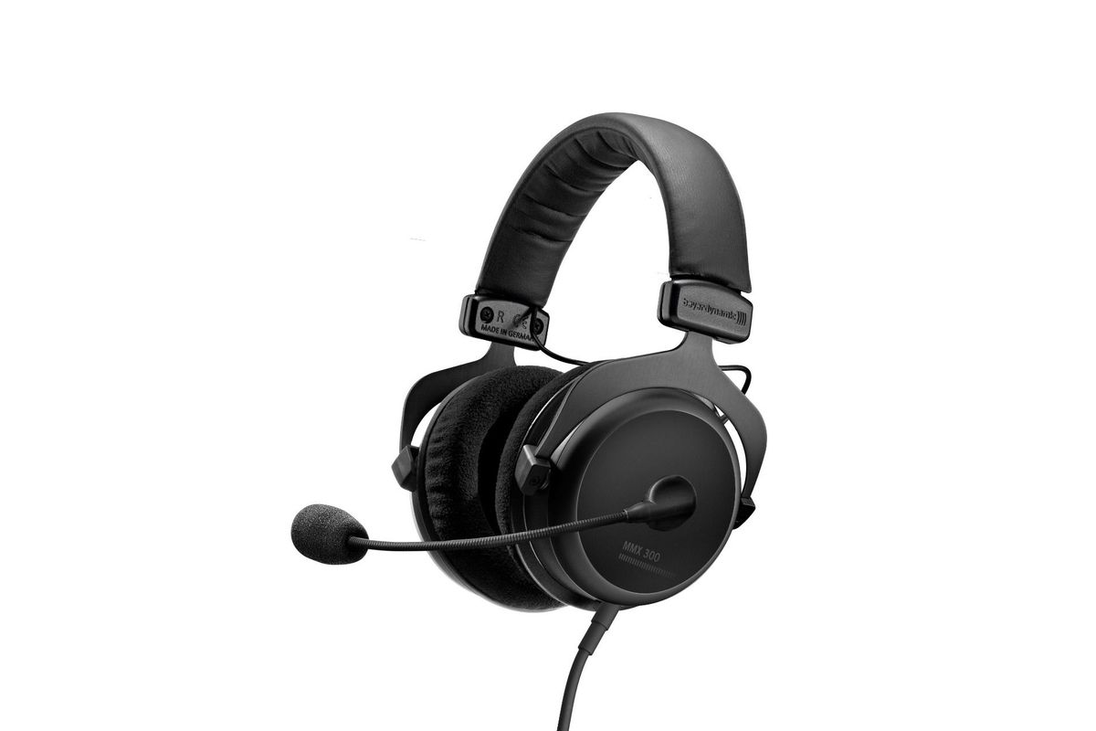 A pair of all-black, premium-looking headphones