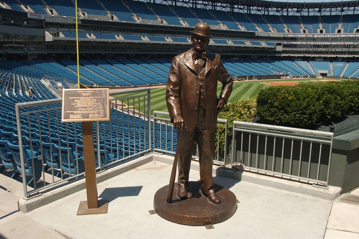 Charles Comiskey was a giant jackass, but that's a neat statue