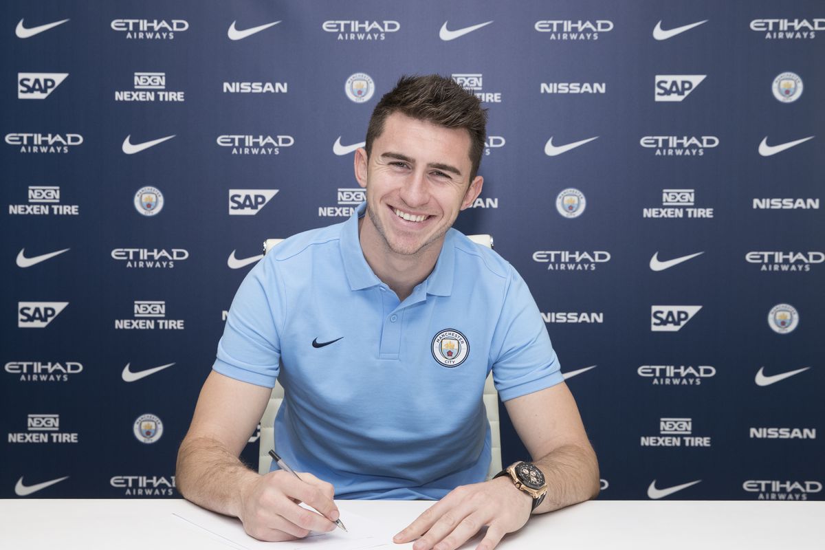 Manchester City Unveil New Signing Aymeric Laporte