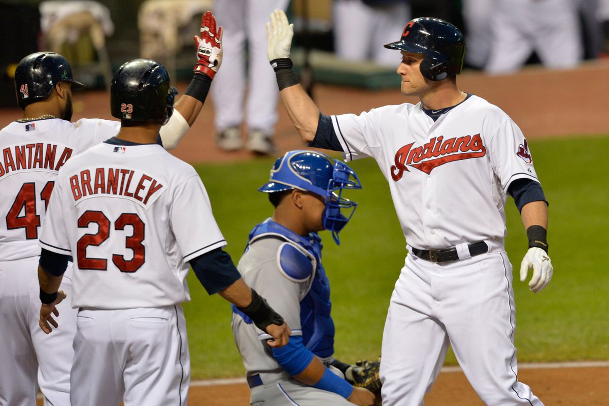 Three of the Tribe's four Top 100 players: Santana, Gomes, Brantley