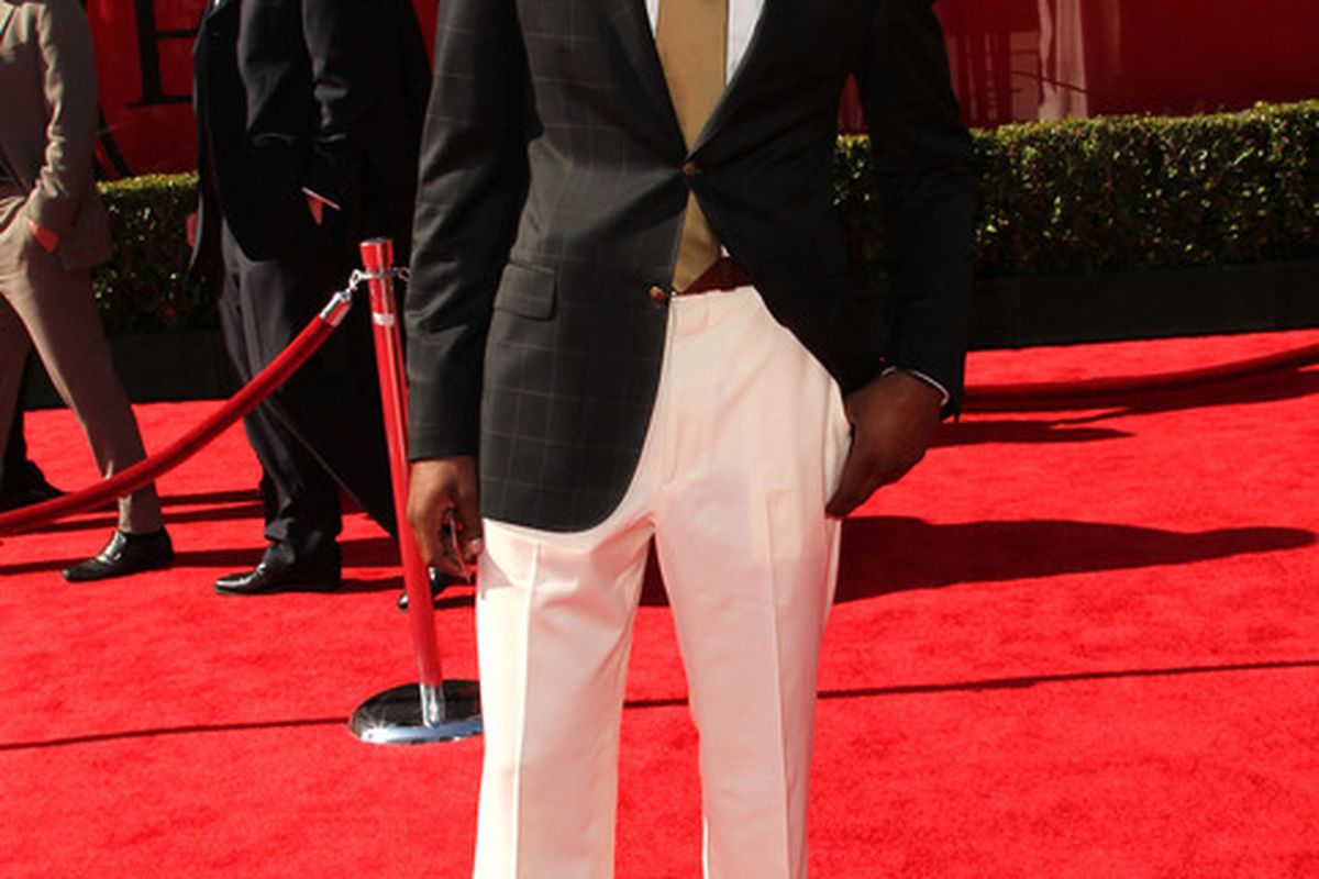 LOS ANGELES, CA - JULY 13:  NBA player John Wall arrives at The 2011 ESPY Awards at Nokia Theatre L.A. Live on July 13, 2011 in Los Angeles, California.  (Photo by Frederick M. Brown/Getty Images)