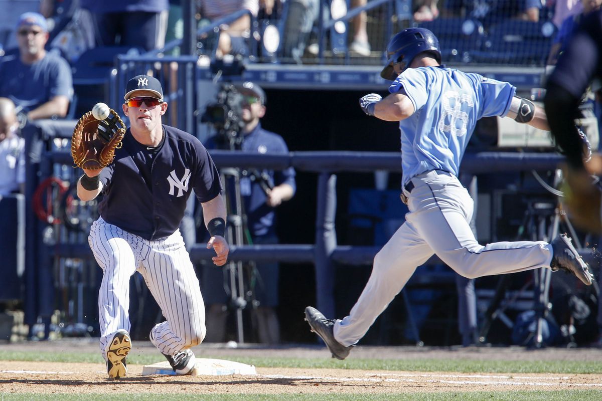 MLB: Spring Training-Tampa Bay Rays at New York Yankees