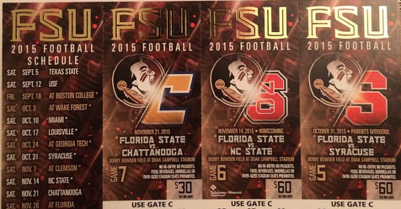 florida state football tickets