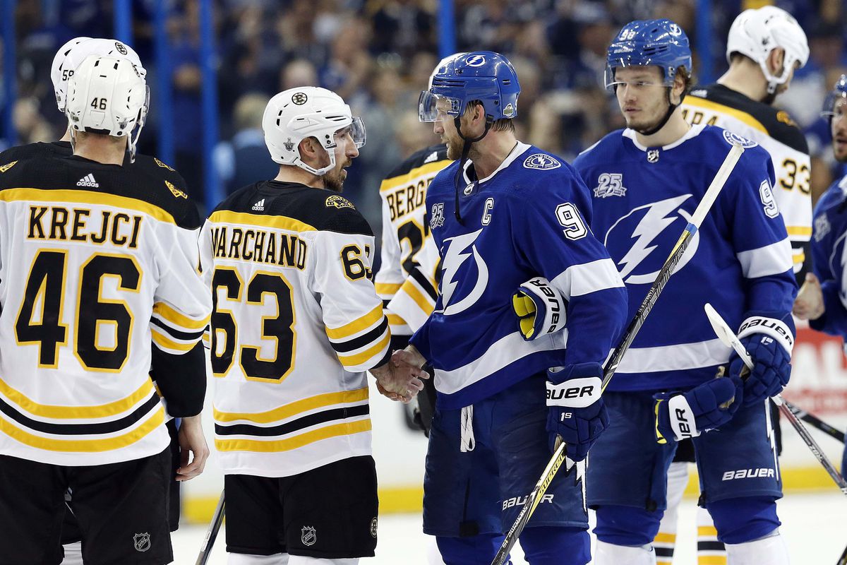 NHL: Stanley Cup Playoffs-Boston Bruins at Tampa Bay Lightning