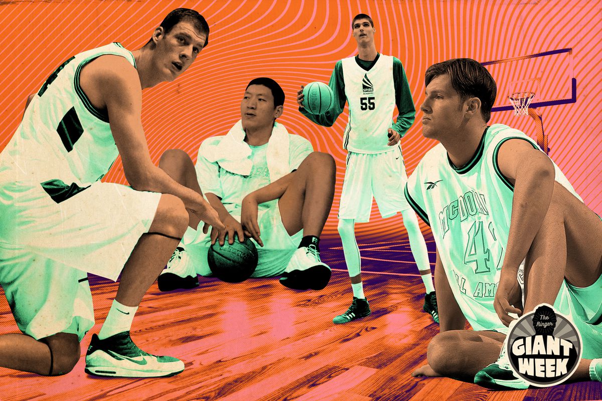 The Tall Tales Six Men Too Big for Basketball The Ringer
