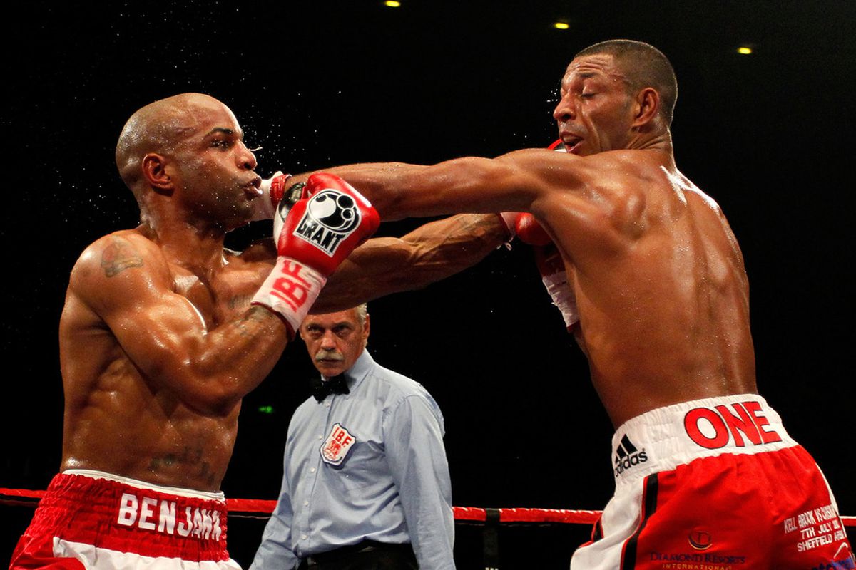 Kell Brook survived a grueling war with Carson Jones, winning a majority decision. (Photo by Paul Thomas/Getty Images)