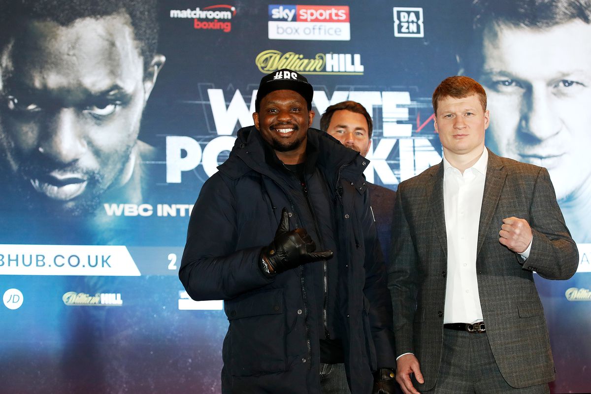 Dillian Whyte and Alexander Povetkin Press Conference - Mercure Manchester Piccadilly Hotel