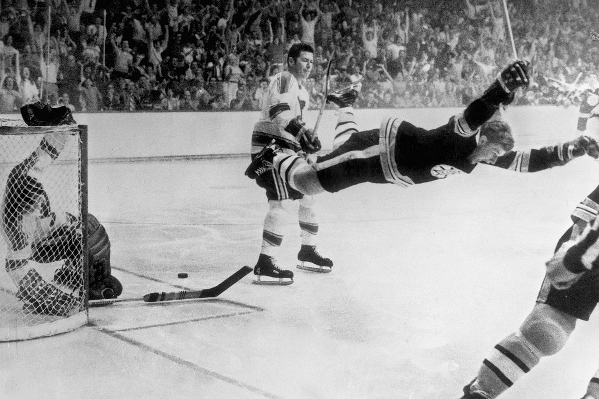 Boston Bruins Bobby Orr Stanley Cup goal