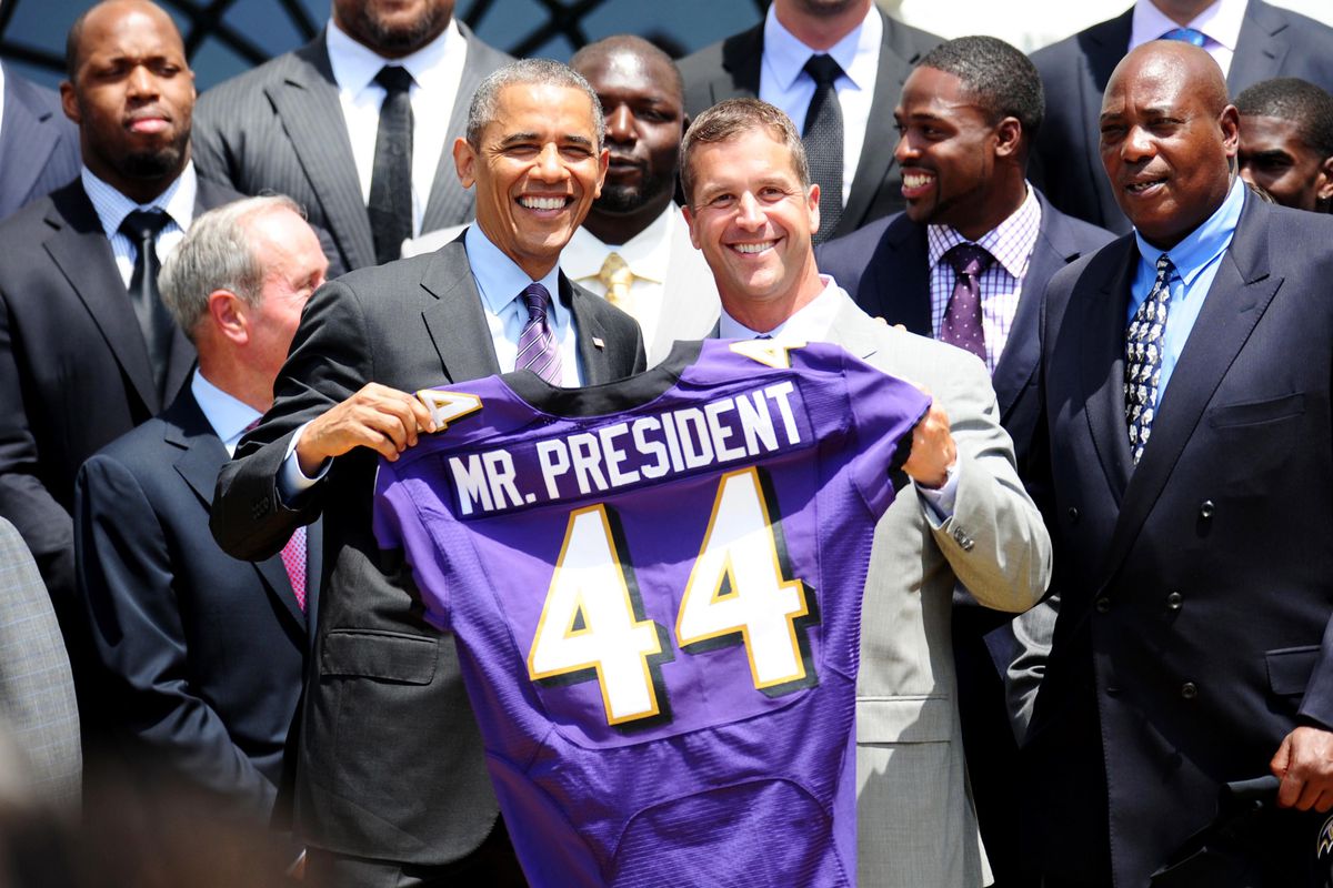 The Ravens are taking on President Obama's favorite team, the Chicago Bears, this Sunday. 