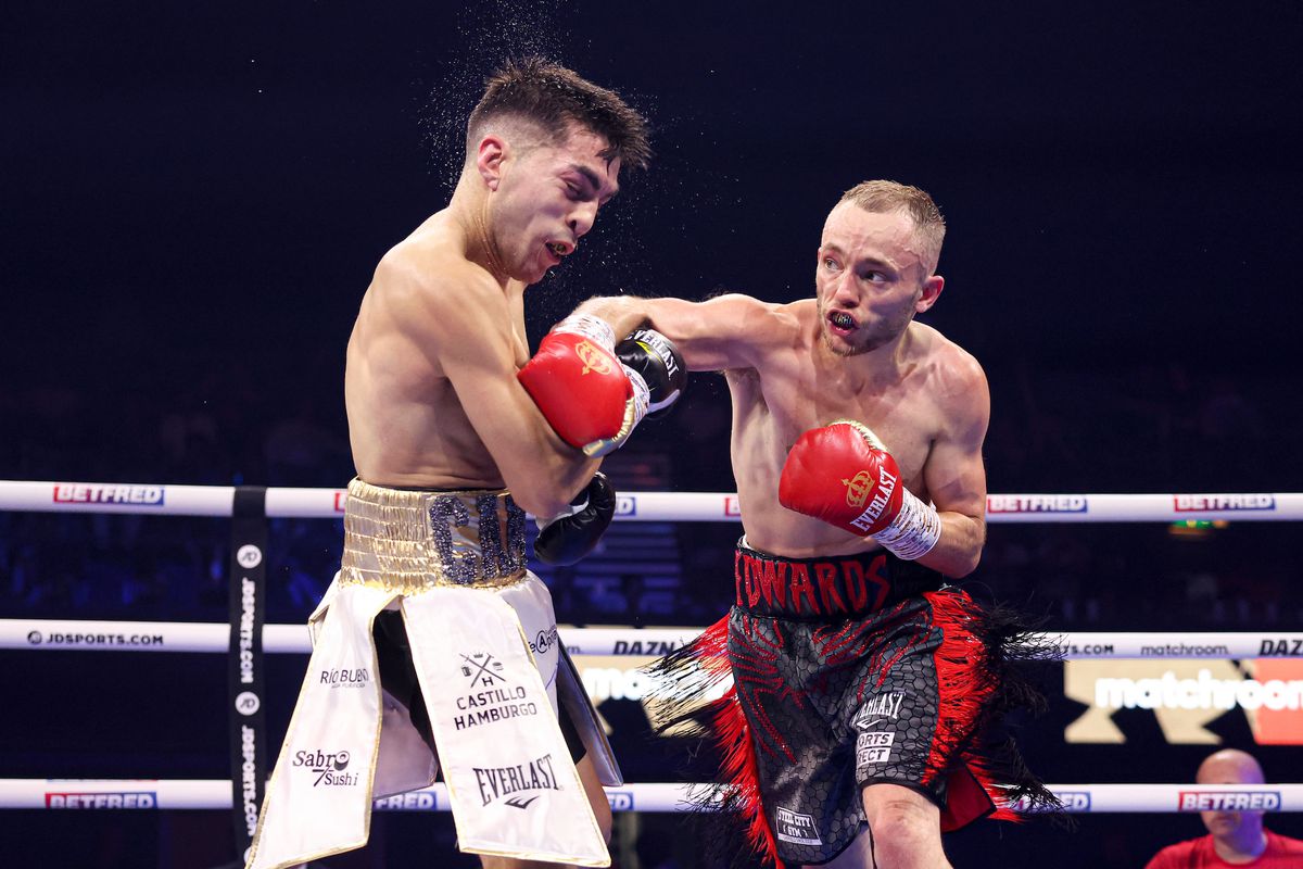 Sunny Edwards retained his IBF flyweight title and called for a fight with Jesse “Bam” Rodriguez