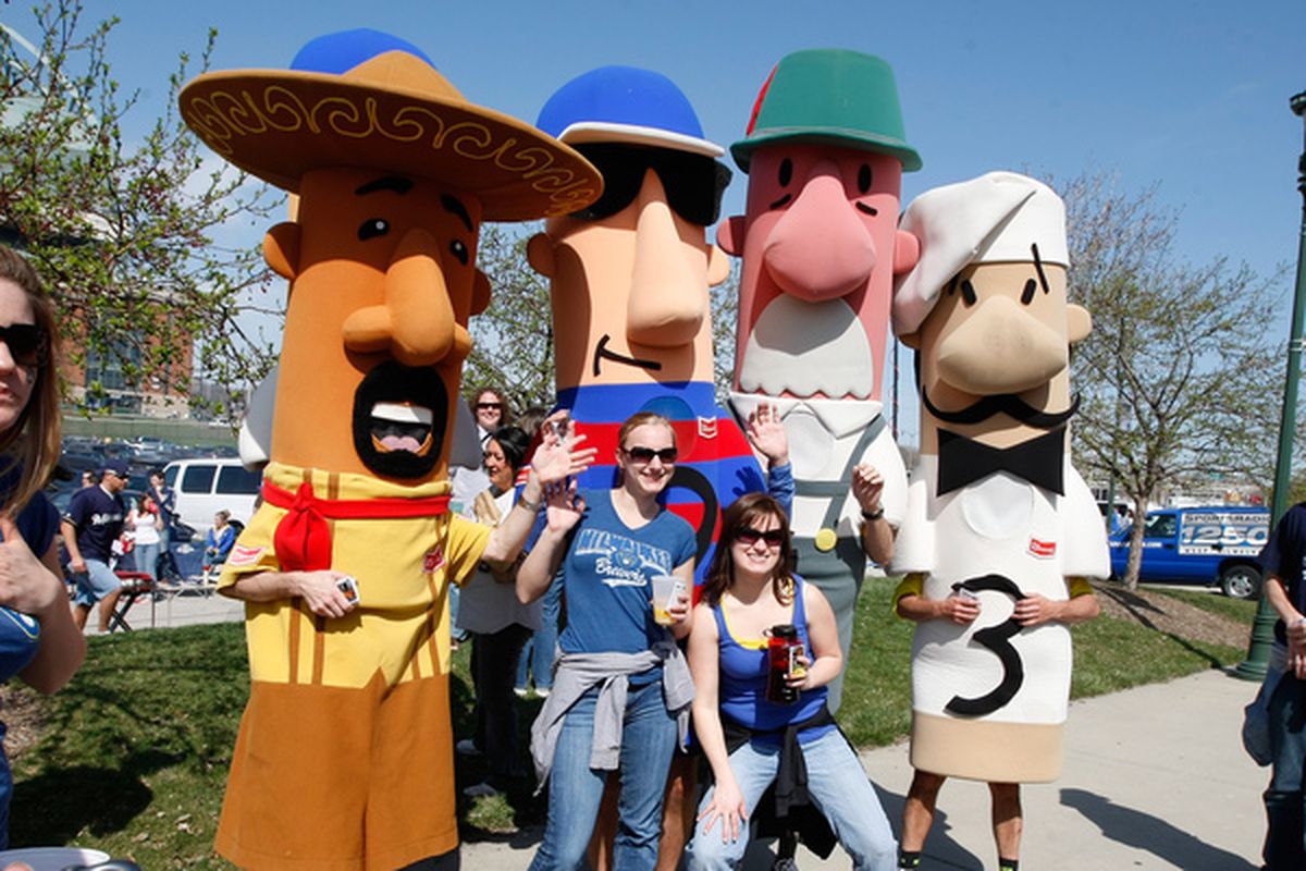 Any day when you get to post a picture of the Racing Sausages is a good day.