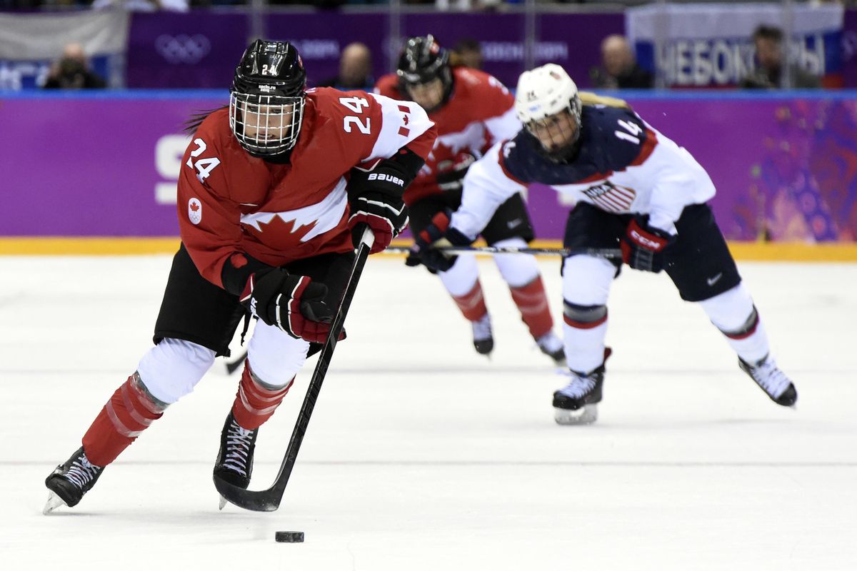 Natalie Spooner leads Team Canada in offense with three points through three games, as the Canadians face the U.S. once more for gold in the 4 Nations Cup championship game Sunday. 