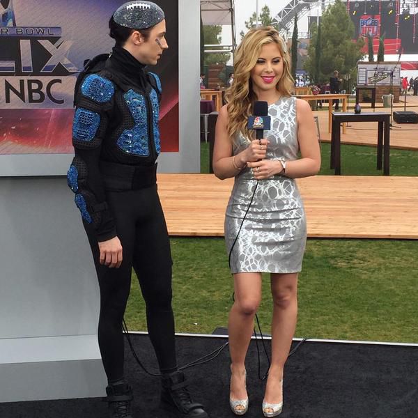 Johnny Weir Super bowl outfit