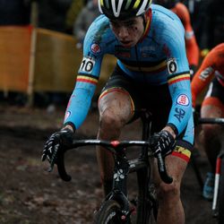 Wout rode his own race from the beginning