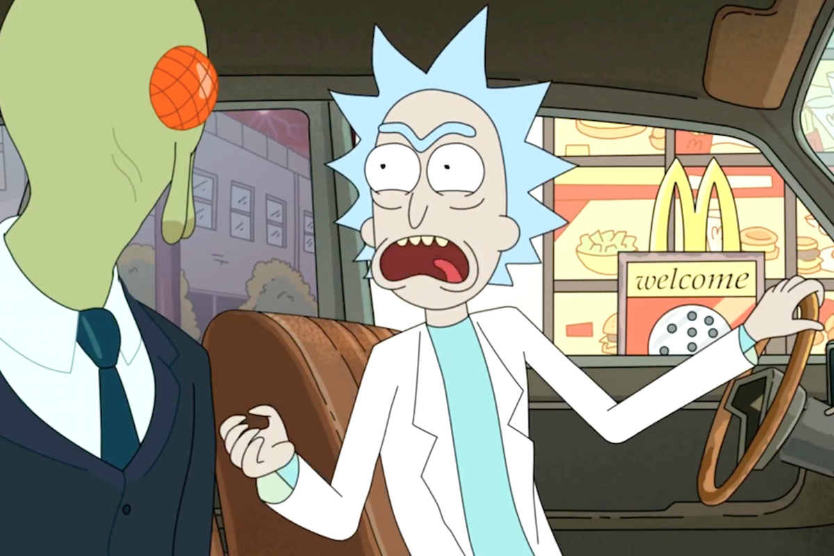 Rick and Morty - Rick at McDonald’s drive-thru