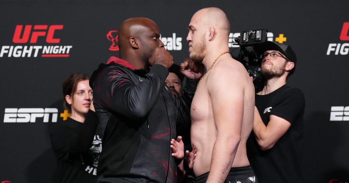 Derrick Lewis vs. Serghei Spivac cancelled as UFC Vegas 65 loses main event – MMA Fighting