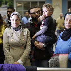 Relatives of passengers of the hijacked domestic EgyptAir flight, wait for their arrival  at Cairo International airport, Egypt, Tuesday, March 29, 2016. An Egyptian man wearing a fake explosives belt who hijacked a domestic EgyptAir flight and forced it to land in Larnaca Cyprus on Tuesday has surrendered and was taken into custody after he released all passengers and crew unharmed. 