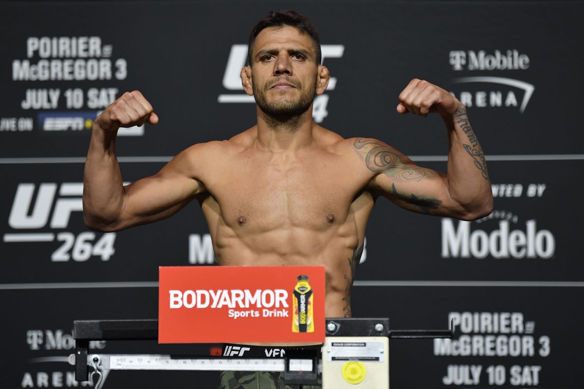 Rafael dos Anjos is set to face Islam Makhachev at UFC 267.