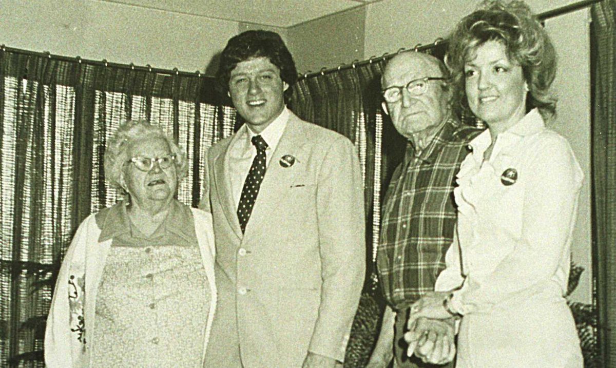 Juanita Broaddrick with Bill Clinton