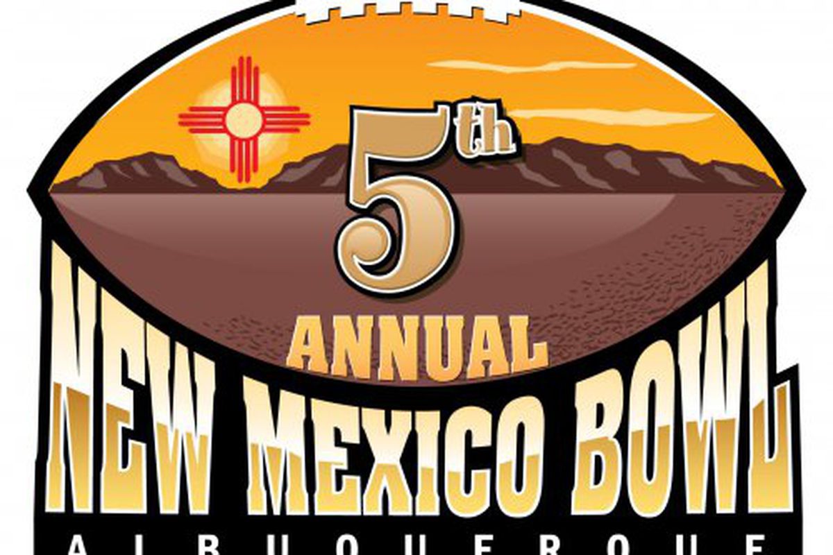 New and improved logo for the 5th Annual New Mexico Bowl.