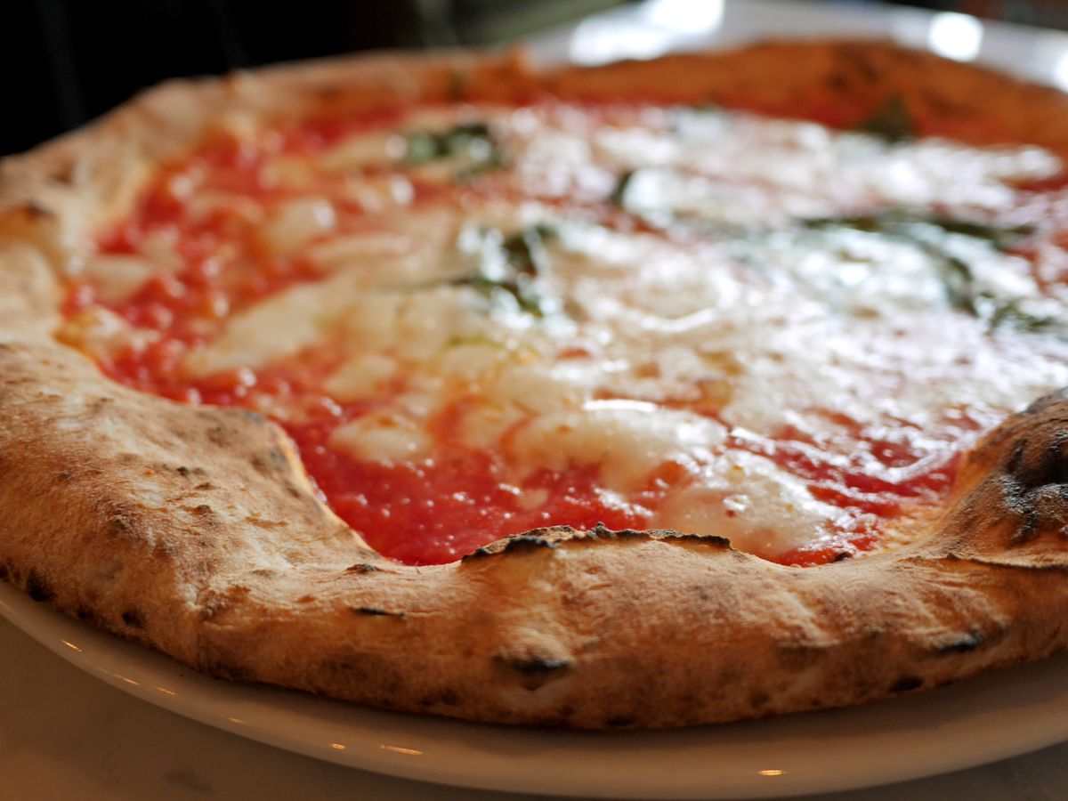 Pizza at Santa Maria, which will open A Slice of Blue in Clapton