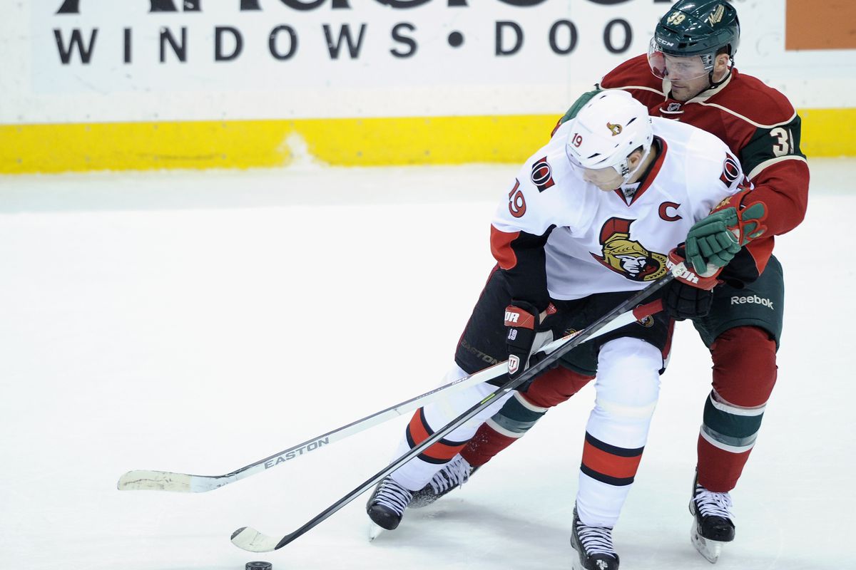 Jason "Little Spoon" Spezza posts up in the Wild zone