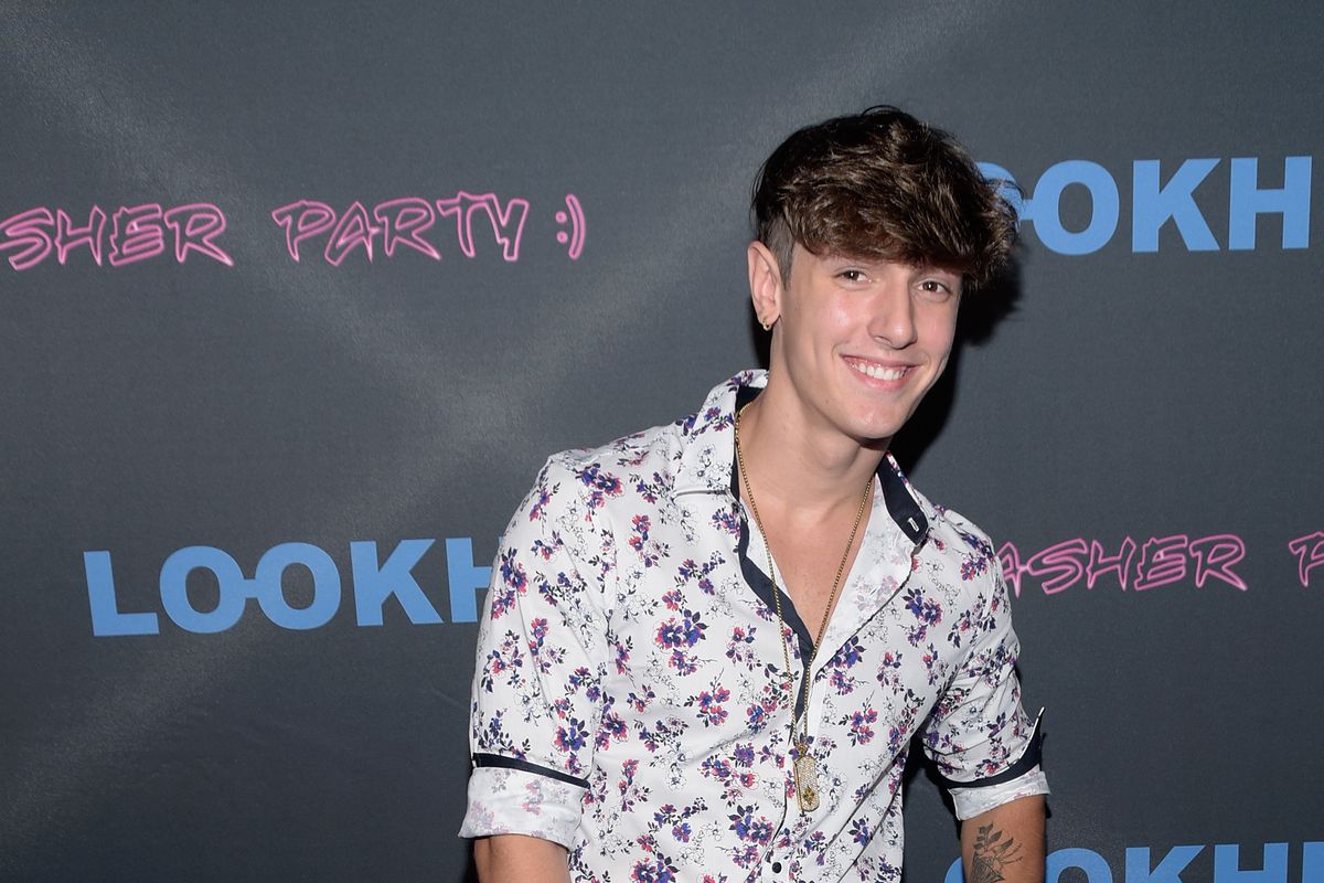 &nbsp;Influencer Bryce Hall attends the premiere party for LookHu’s “Slasher Party” at ArcLight Hollywood on September 18, 2018.