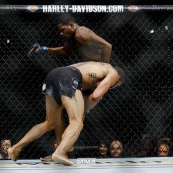 Kevin Holland battles Thiago Santos at UFC 227.