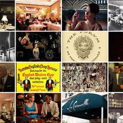 <a href="http://ny.eater.com/archives/2012/03/tv_guide_1.php">The Bars and Restaurants of <i>Mad Men</i></a>  