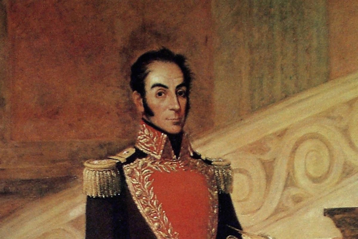 Simon Bolivar (1783 - 1830) Venezuelan political leader. Together with Jose de San Martin, he played a key role in Latin America’s struggle for independence from Spain.