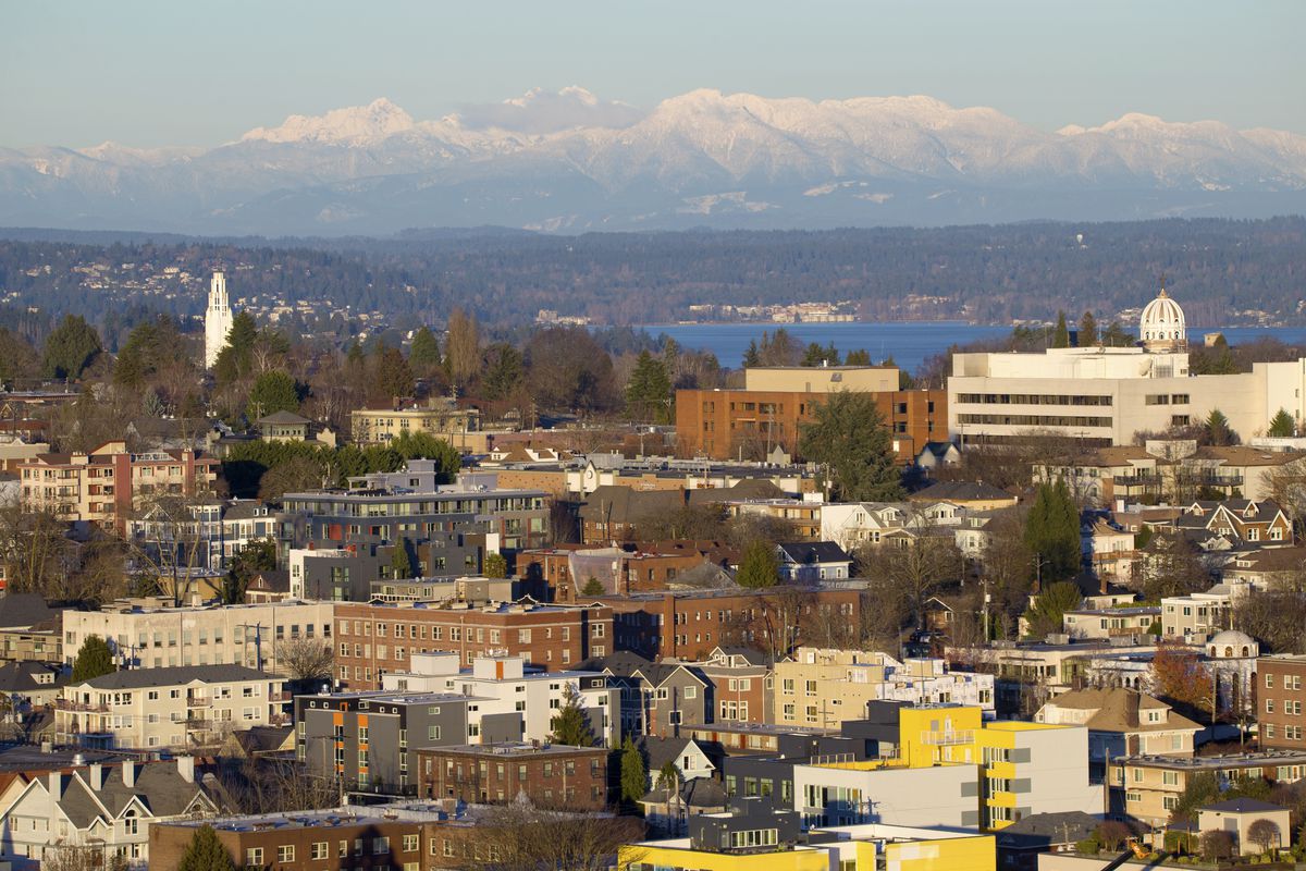 An aerial view of Capitol Hill.