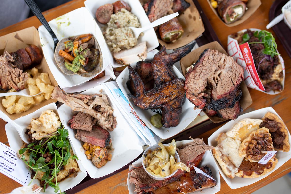 Barbecue dishes from Texas Monthly BBQ Fest 2018