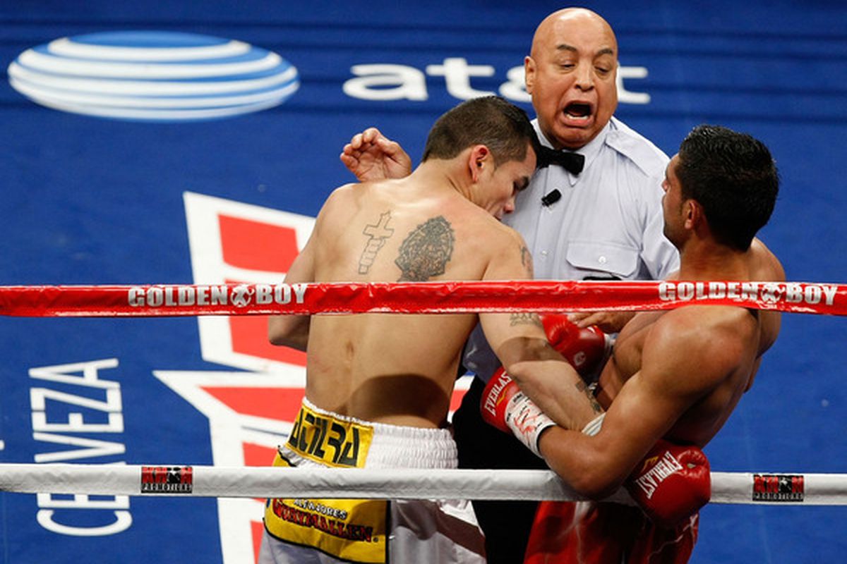 Joe Cortez will be the referee for Mayweather vs Ortiz. (Photo by Ethan Miller/Getty Images)
