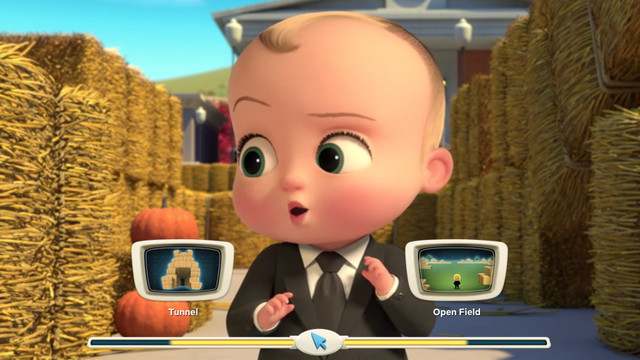 the boss baby making a very important choice
