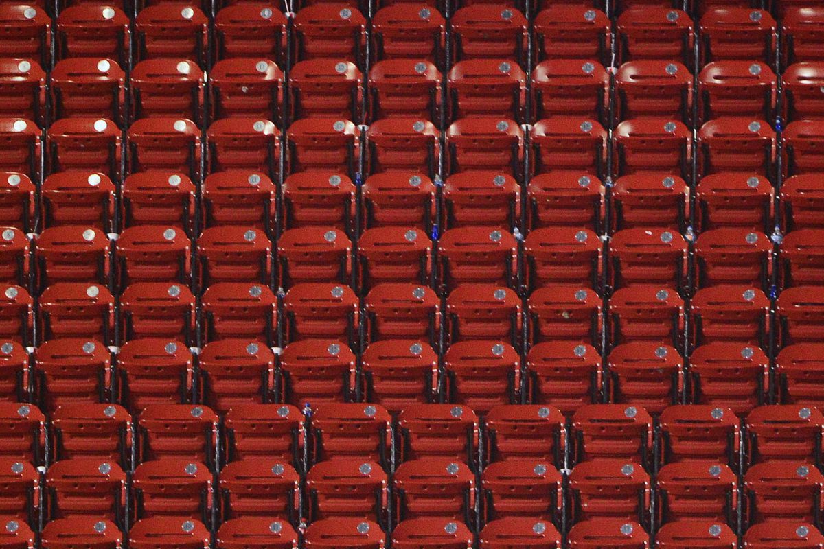 Empty seats? No, just fans in disguise