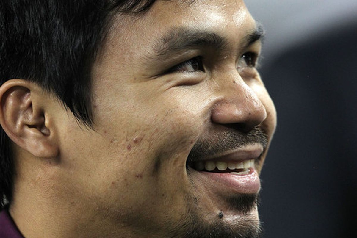 Manny Pacquiao's upcoming camp is coming together with a great team. (Photo by Ronald Martinez/Getty Images)
